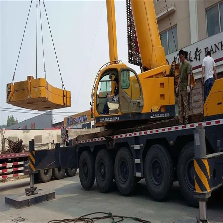 金波乡当地吊车出租|机器吊装|75吨|工厂搬迁服务